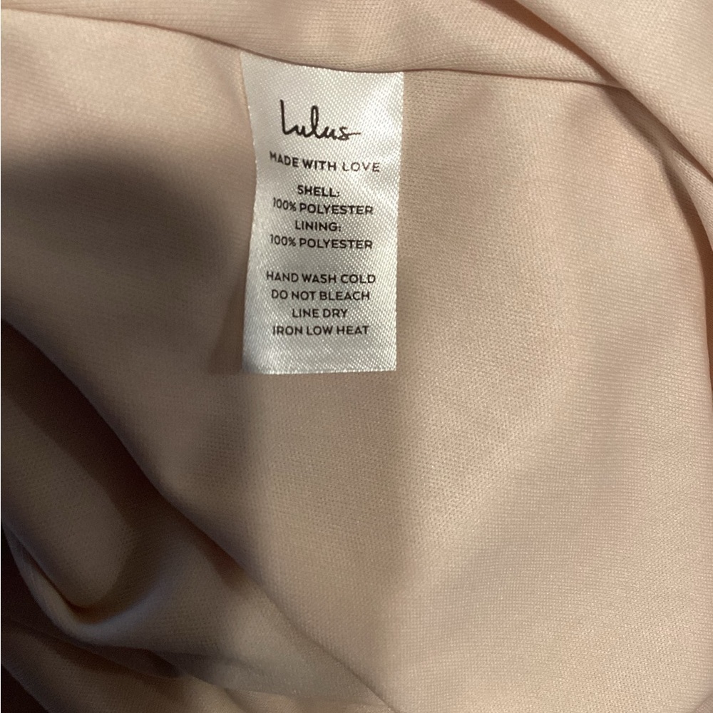NWT Lulus Dance the Night Away Size S Blush Dress - Picture 10 of 10